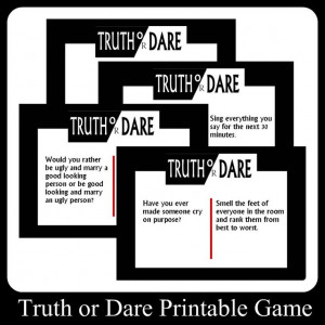 ... http://www.queen-of-theme-party-games.com/teen-truth-or-dare.html Like