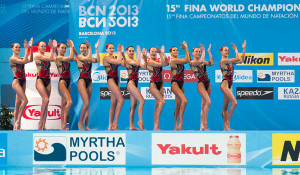 First synchro podium for Ukraine - credit: Giorgio Scala/Deepbluemedia