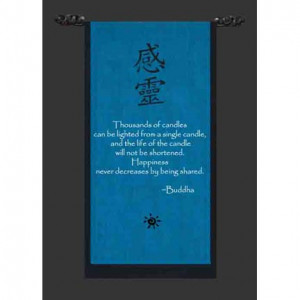 Buddha Quotes on Hanging Wall Scrolls - The Buddha Garden