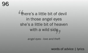 quote quotes lyrics lyric love and left angel eyes devil country ...