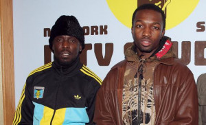 Michael K. Williams and Jamie Hector of The Wire