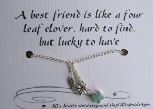 ... Quote Inspirational Card- Bridesmaids Gift - Friends Forever - Quote