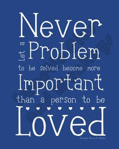 Don't hold grudges ..life is too short !! Love !!