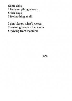 depression, drowning, dying, emotions, feelings, sad, too little, too ...