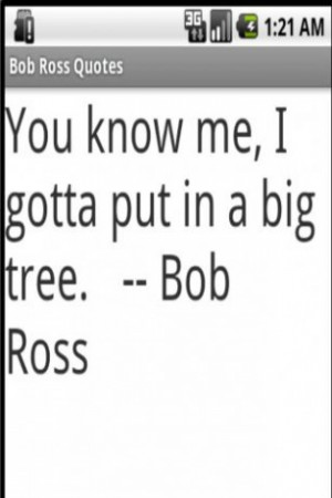 View bigger - Bob Ross Quotes for Android screenshot