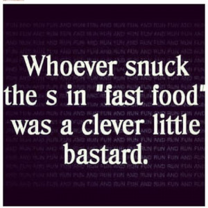 made me laugh buuuut its no laughing matter what crappy food choices ...