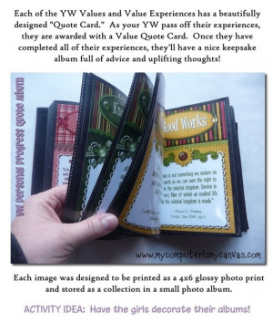 personal progress quote album