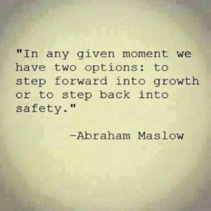 We have two options in life