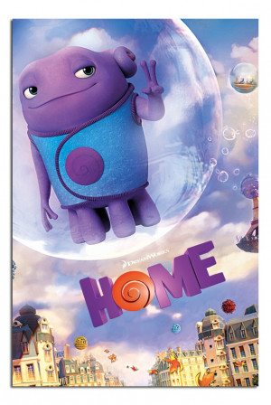 Home Dreamworks One Sheet Movie Poster