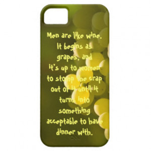 Funny Grape Quotes iPhone 5 Case
