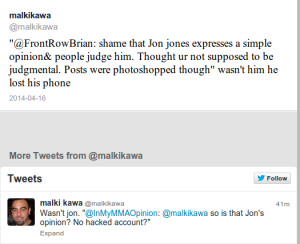 As Jones alerted fans he was 