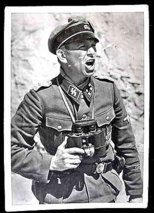 wwii german nazi kurt meyer unsere waffen ss picture postcard this is
