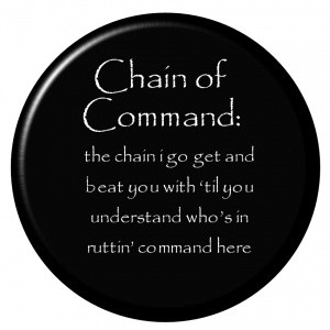 Jayne's chain of command.