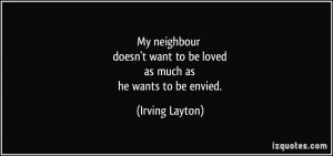 Irving Layton Quote