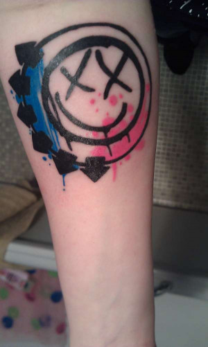 Blink Smiliey Tattoo