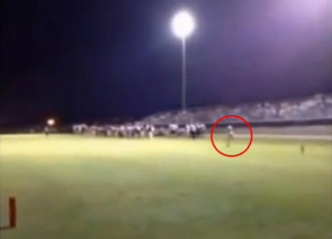 ... his arrest for streaking across field during high school football game