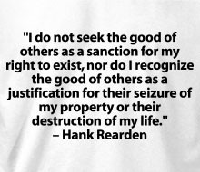 Hank Rearden - Destruction of My Life (Quote)