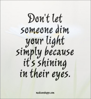 ... it's shining in their eyes. Source: http://www.MediaWebApps.com