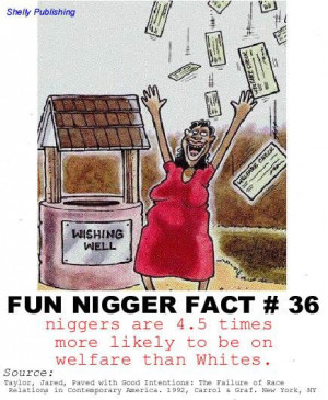 ... nigger fact #36 proving that niggers are more likely to be on welfare