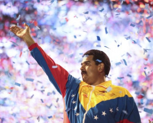 Venezuela's acting President and presidential candidate Nicolas Maduro ...