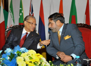 Union Minister of Commerce and Industry Anand Sharma with Mauritius ...