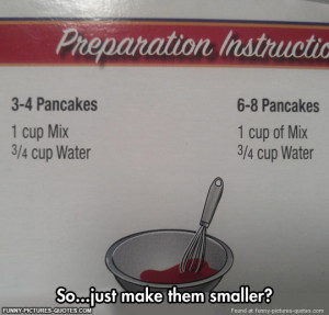 Preparation instructions…