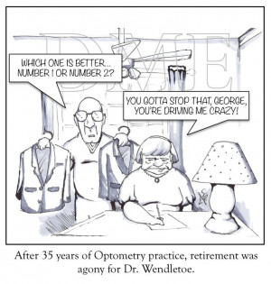 optometry humor | From the Daily Medical Examiner creative staff.