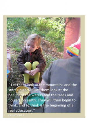 Posters to promote outdoor learning - some powerful quotes