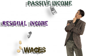 Where passive income and residual income are the same is that the idea ...