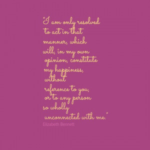 Elizabeth Bennett quote