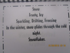 Snow poems