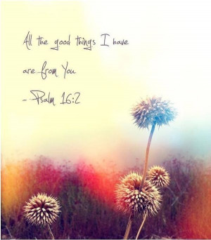 Psalm 16:2 verse - Image