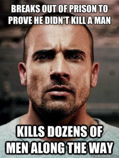 Lincoln Burrows- absolute hero. Prison Break best programme