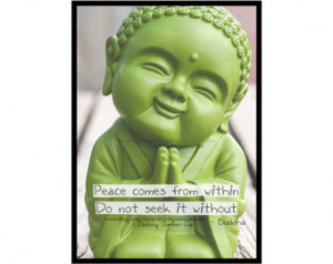 Tiny Baby Buddha Quote Art Print / High Quality Poster / Wall Art ...