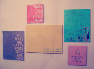 quotes on canvas