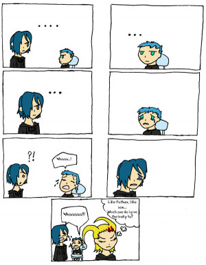 If Larxene Had a baby w-Zexion by TigerLadyofDarkness