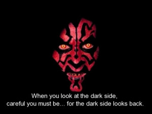 star wars, quotes, sayings, dark side, look, careful | Inspirational ...