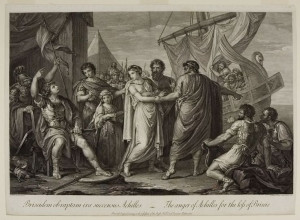 La colère d'Achille pour la perte de Briseis. Domenico Cunego ...