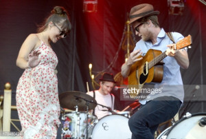 News Photo Neyla Pekarek and Wesley Schultz of The Lumineers