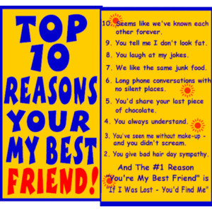 Top 10 Reasons Your My Best Friend Myspace Comment Picture | MyNicePro ...