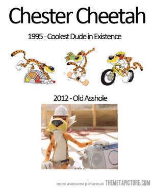 Funny photos funny Chester Cheetah cheetos