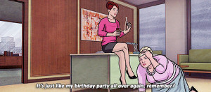 ray gillette #pam poovey #dr. krieger #cheryl tunt #archer