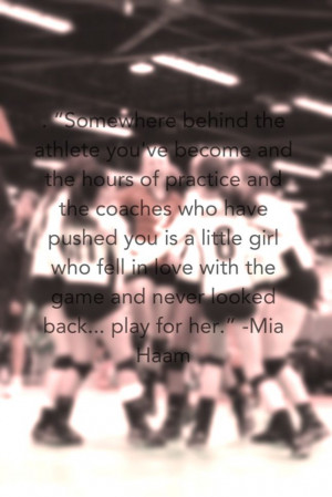 Mia Hamm Quotes Play For Her Volleyball This is great and all but mia ...