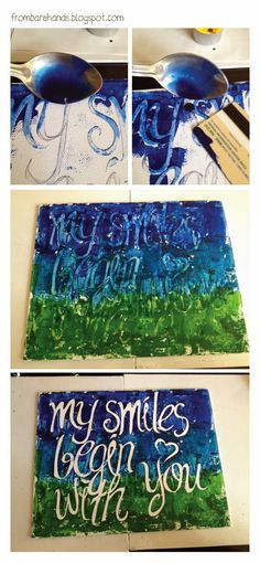 canvas poster diy, crafts with crayons, quote posters diy, diy quote ...