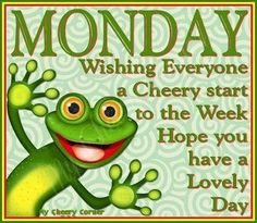 monday wishes via my cheery corner page on facebook more mondays ...