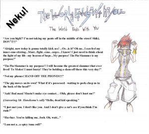 TWEWY Quotes- Neku by DarkIcyWarrioress