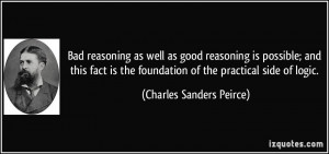 as well as good reasoning is possible; and this fact is the foundation ...