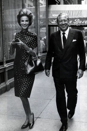 Babe and Bill Paley in front of the restaurant immortalized in Truman ...