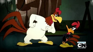 Summary: Daffy portrays Foghorn Leghorn in a movie; Bugs and Yosemite ...