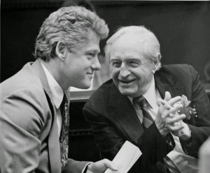 Gov.Bill Clinton and Former Gov.Orval Faubus (1/23/1991) / Img via the ...